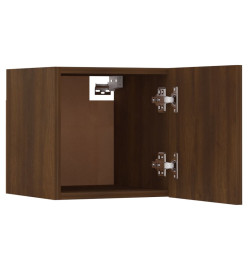 Meubles TV muraux 8 pcs Chêne marron 30,5x30x30 cm