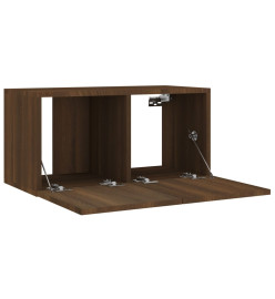 Ensemble de meubles TV 4 pcs Chêne marron Bois d'ingénierie