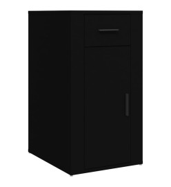 Armoire de bureau Noir 40x49x75 cm Bois d'ingénierie