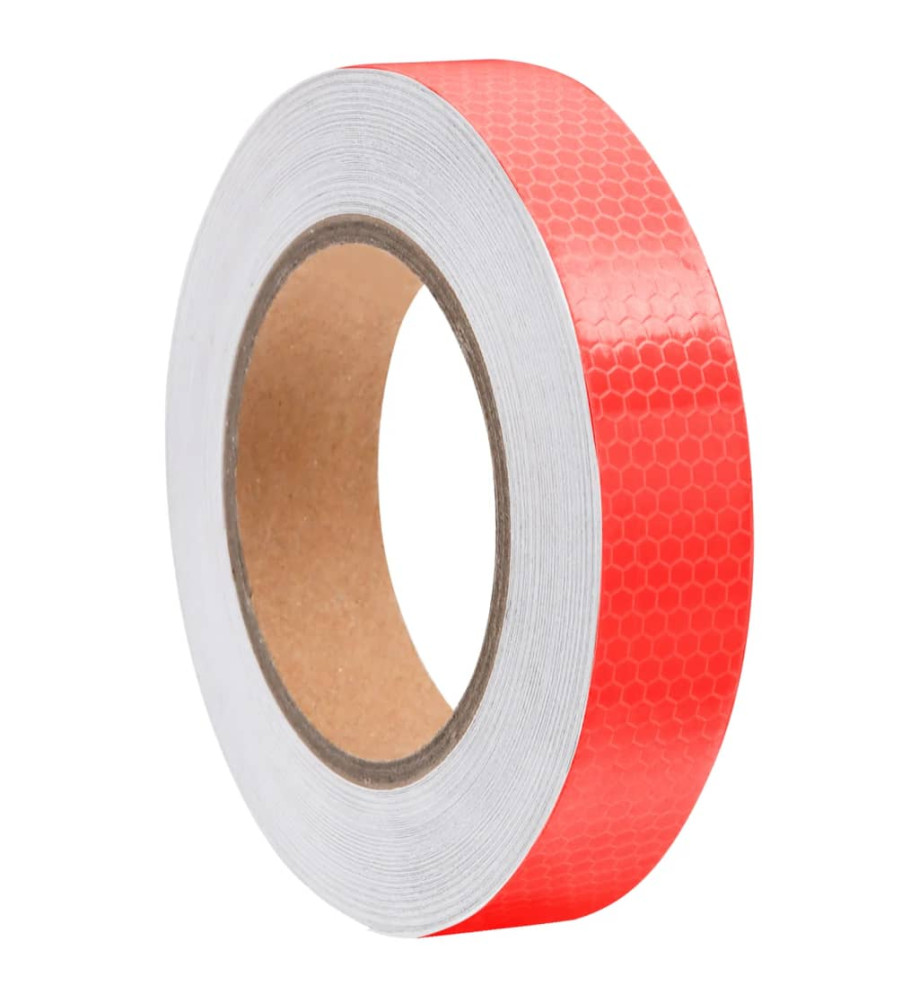 Bande réfléchissante Rouge 2,5 cmx20 m PVC