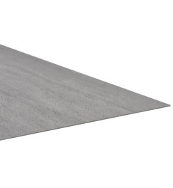 Planches plancher autoadhésives 20pcs PVC 1,86m² Gris pointillé