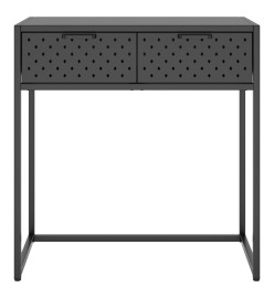 Table console Anthracite 72x35x75 cm Acier