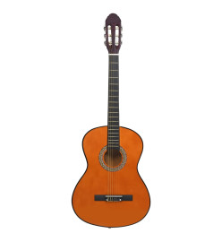 Jeu de guitare classique pour débutants 12 pcs 4/4 39"