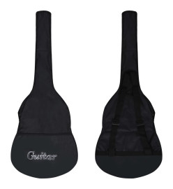 Jeu de guitare classique de débutant 12 pcs Noir 4/4 39"