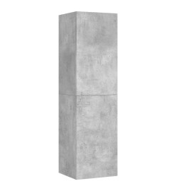 Meubles TV 2 pcs Gris béton 30,5x30x110 cm Aggloméré