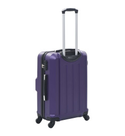 Valise rigide 3 pcs Violet ABS