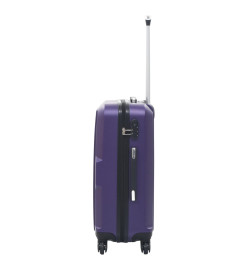 Valise rigide 3 pcs Violet ABS