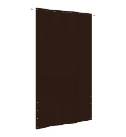 Écran de balcon Marron 160x240 cm Tissu Oxford