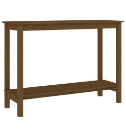 Table console Marron miel 110x40x80 cm Bois massif de pin