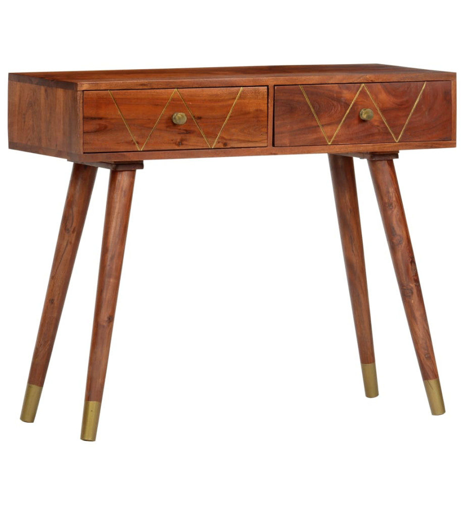 Table console 90x35x76 cm Bois d'acacia massif