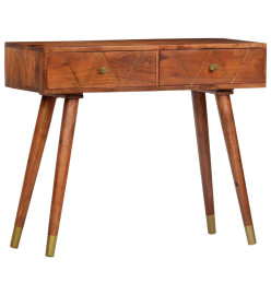 Table console 90x35x76 cm Bois d'acacia massif