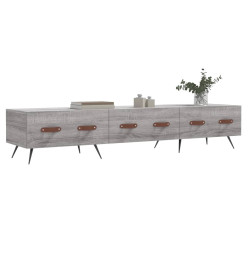 Meuble TV sonoma gris 150x36x30 cm bois d'ingénierie