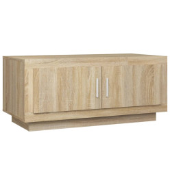 Table basse Chêne sonoma 102x50x45 cm Bois d'ingénierie