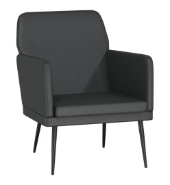 Fauteuil Noir 61x78x80 cm Similicuir