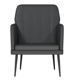 Fauteuil Noir 61x78x80 cm Similicuir