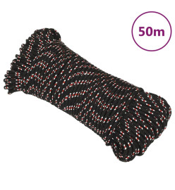 Corde de bateau Noir 3 mm 50 m Polypropylène