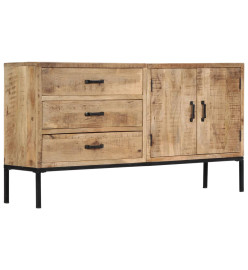 Buffet 140x35x75 cm Bois de manguier massif