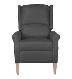 Fauteuil inclinable Gris foncé Tissu