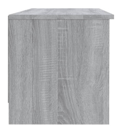 Meuble TV Sonoma gris 102x35,5x36,5 cm Bois d'ingénierie