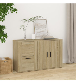 Buffet Chêne sonoma 100x33x59,5 cm Bois d'ingénierie