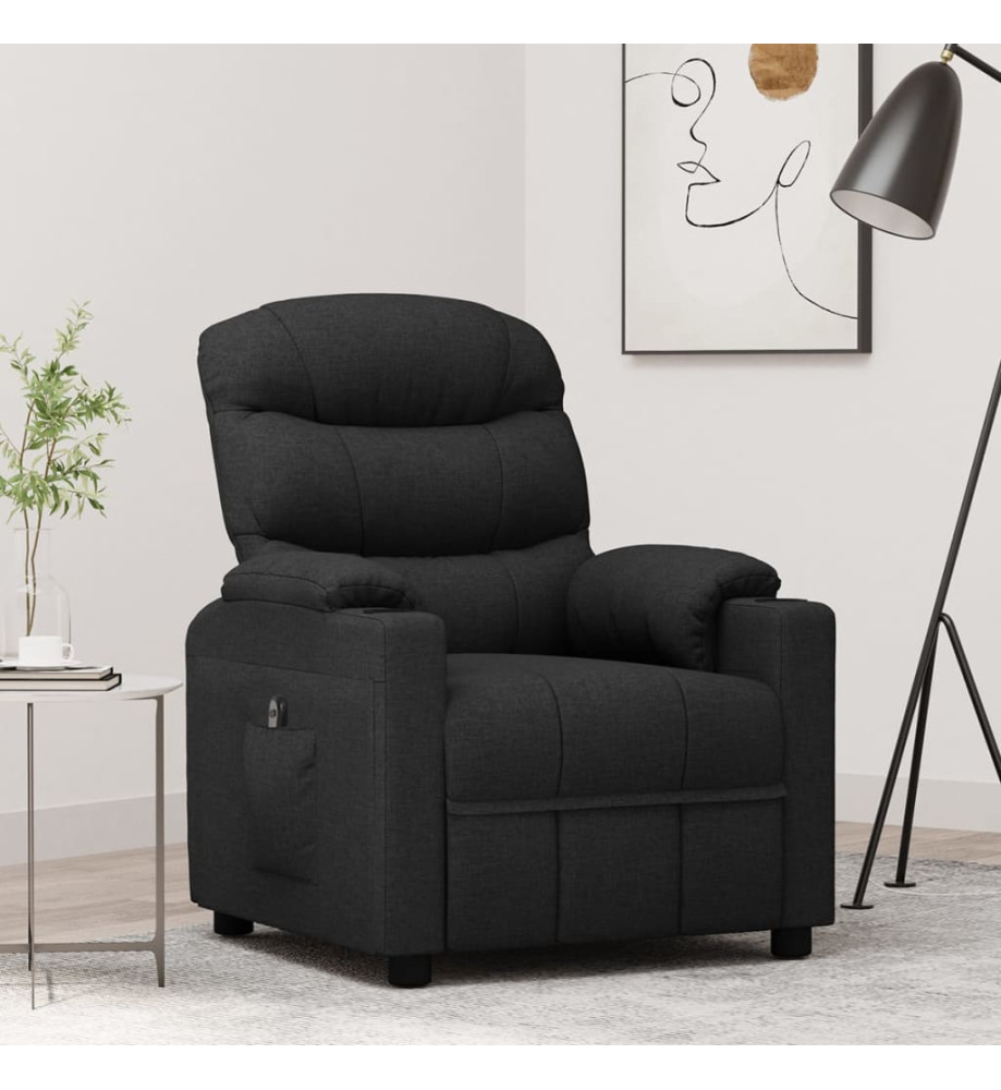 Fauteuil Noir Tissu