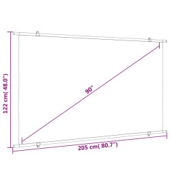 Écran de projection 90" 16:9