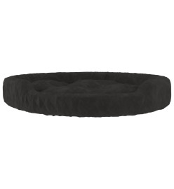 Lit pour chien Noir 90x70x23 cm Peluche