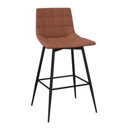 Tabouret de bar Marron clair Similicuir