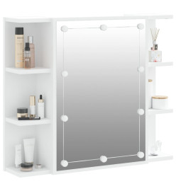 Armoire à miroir avec LED Blanc 70x16,5x60 cm