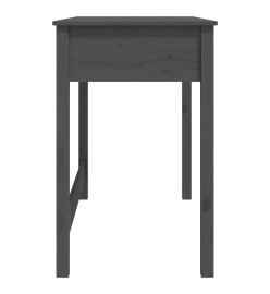 Bureau avec tiroirs Gris 100x50x78 cm Bois massif de pin