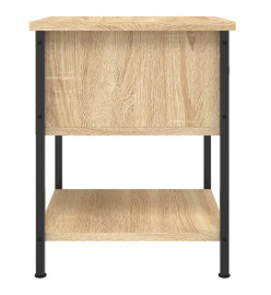 Tables de chevet 2 pcs chêne sonoma 34x35,5x45 cm