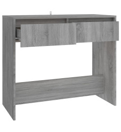 Table console Sonoma gris 89x41x76,5 cm Acier