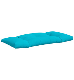 Coussins de palette 2 pcs turquoise tissu Oxford