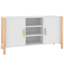 Buffet Blanc 107x38x60 cm Bois d'ingénierie