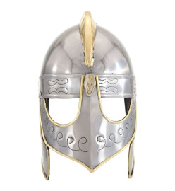 Casque de réplique antique Beowulf pour GN Argenté Acier