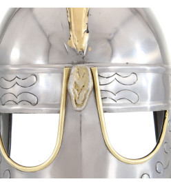 Casque de réplique antique Beowulf pour GN Argenté Acier