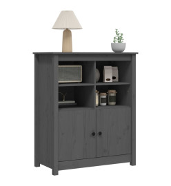 Buffet Gris 83x41,5x100 cm Bois massif de pin