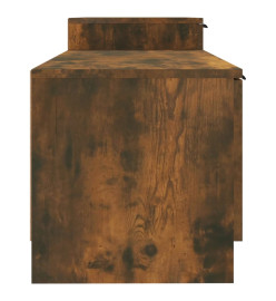 Meuble TV Chêne fumé 158,5x36x45 cm Bois d'ingénierie