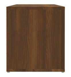 Meuble TV Chêne marron 100x31,5x35 cm Bois d'ingénierie