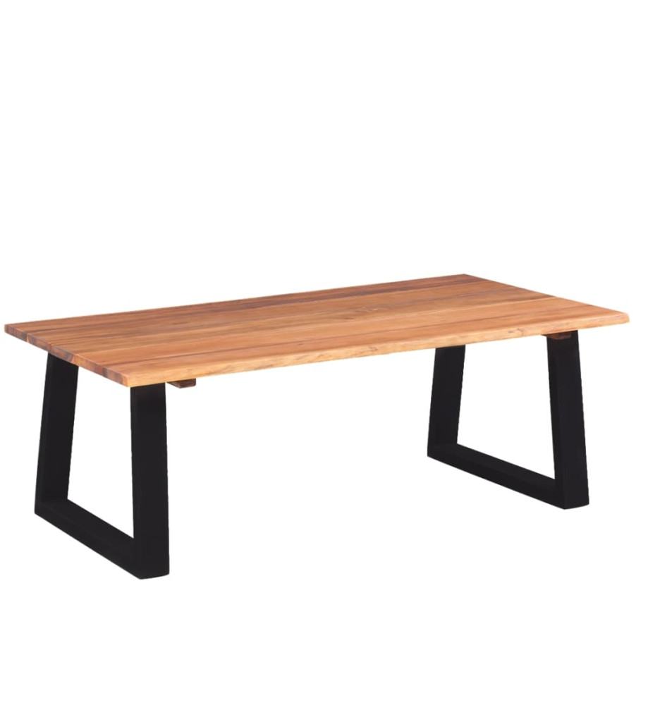 Table basse Bois d'acacia massif 110 x 60 x 40 cm