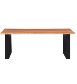 Table basse Bois d'acacia massif 110 x 60 x 40 cm