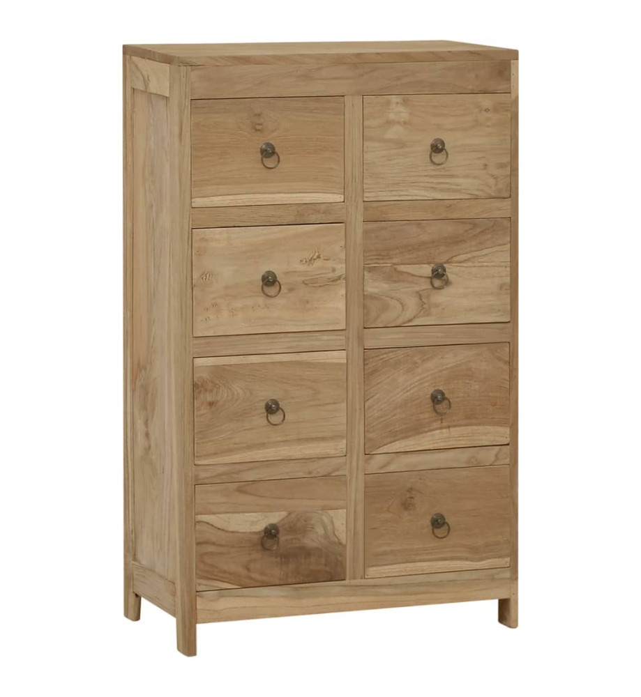 Commode 55x30x90 cm Bois massif de teck