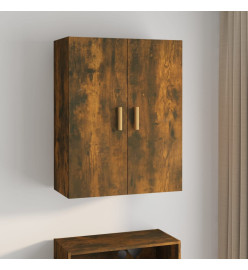 Armoire murale suspendue Chêne fumé 69,5x34x90 cm