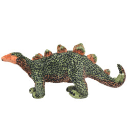 Jouet en peluche Dinosaure Stegosaurus Vert et orange XXL