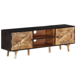 Meuble TV 140x30x46 cm Bois de manguier brut et d'acacia massif