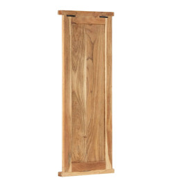 Porte-manteaux 2 pcs Bois massif d'acacia 38x100 cm