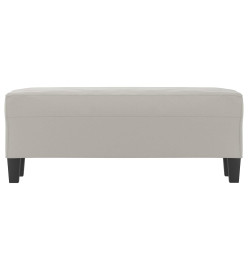 Banc Gris clair 100x35x41 cm Tissu microfibre