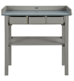 Esschert Design Table de rempotage grise CF29G