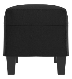 Banc Noir 70x35x41 cm Similicuir