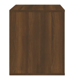 Table de chevet Chêne marron 50x39x47 cm